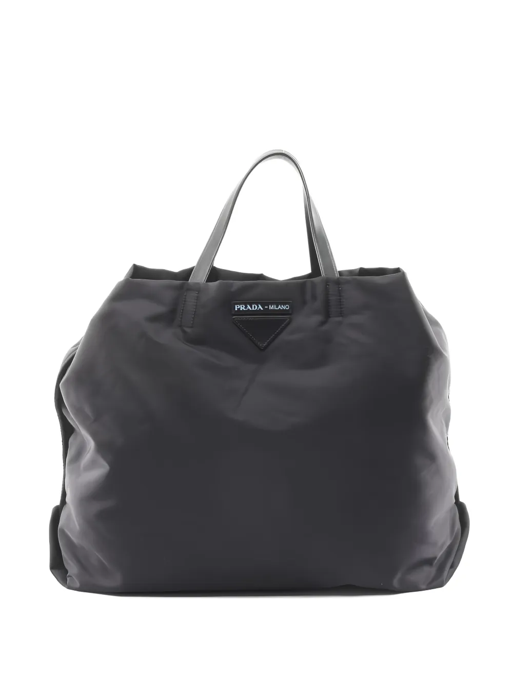 Prada Pre-Owned 2010's tessuto leather tote bag - Nero