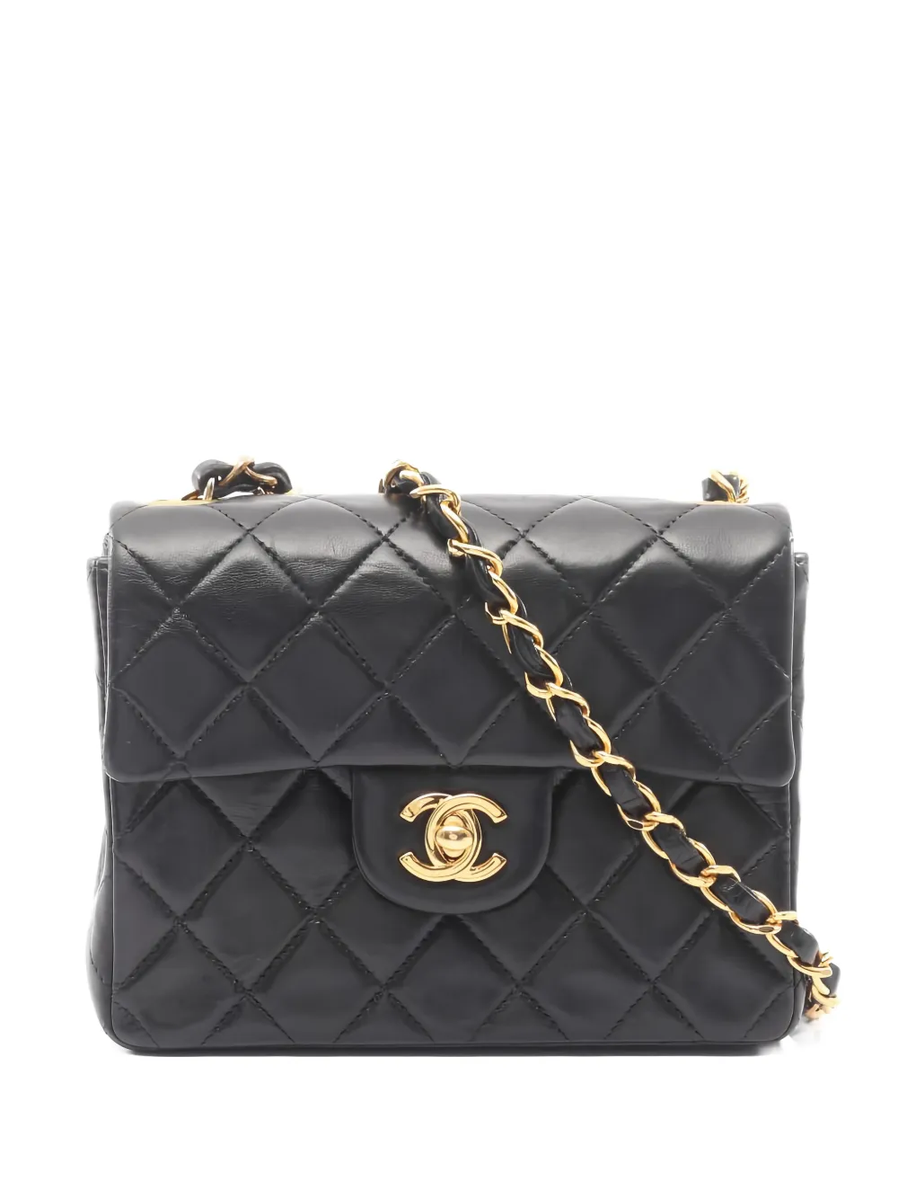 CHANEL Pre-Owned 2000s quilted chain shoulder bag - Nero