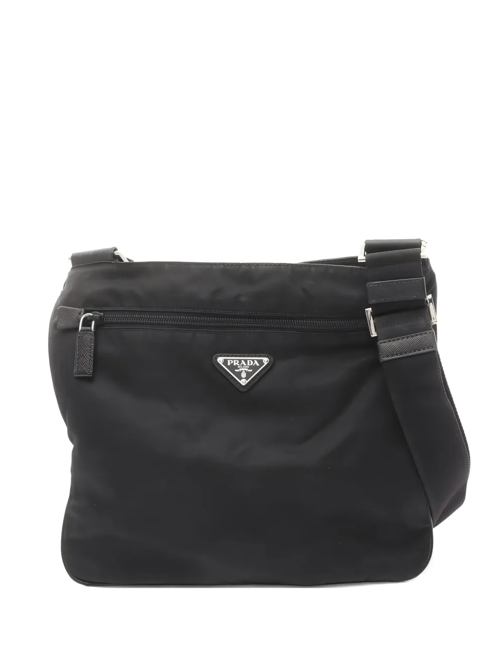 Prada Pre-Owned triangle-logo shoulder bag - Nero