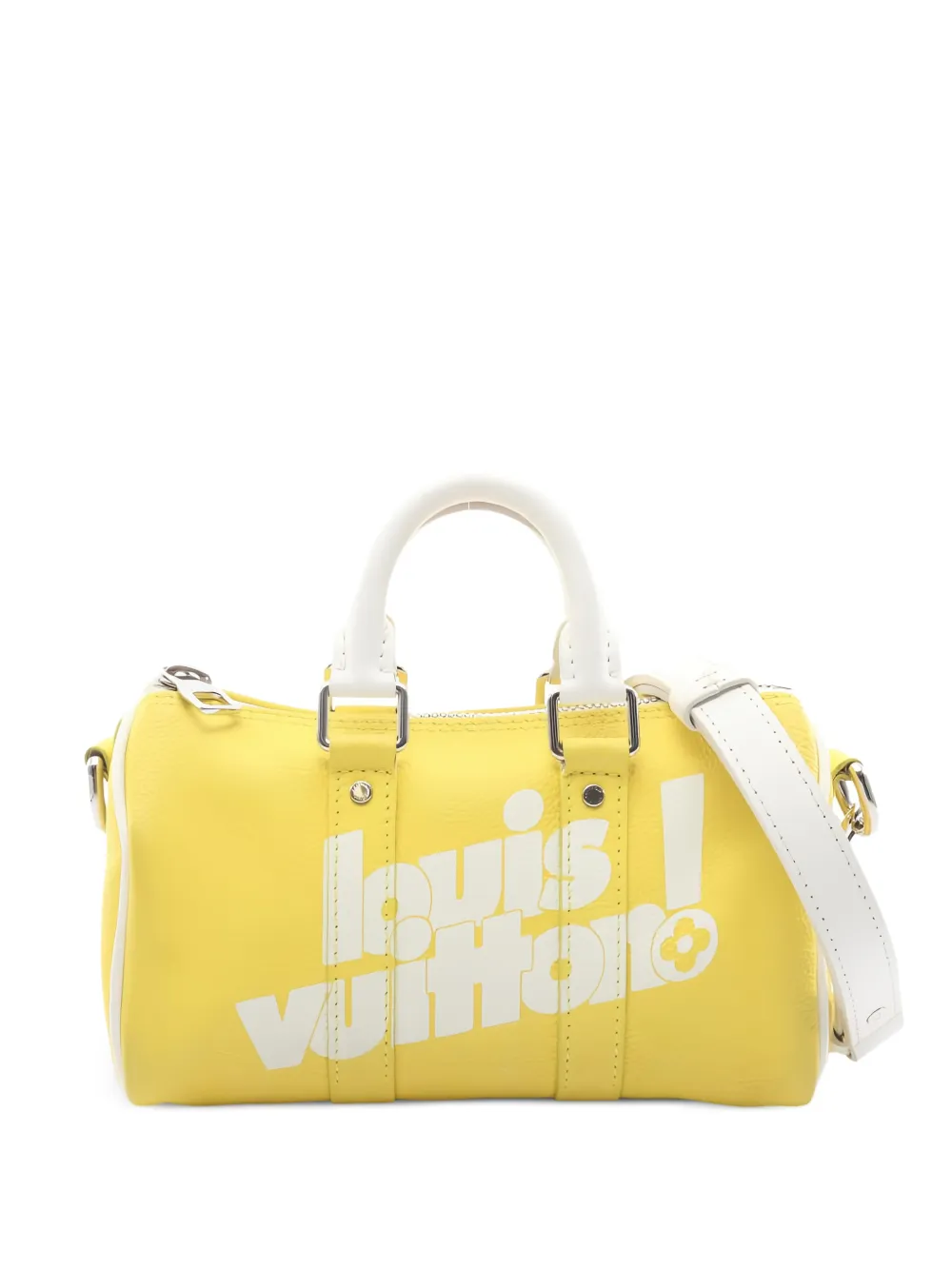 Louis Vuitton Pre-Owned 2010 XS Keepall leather tote bag - Giallo