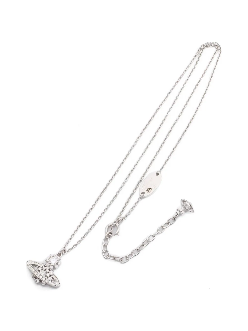 Vivienne Westwood Pre-Owned 2020 Orb rhinestone necklace - Argento