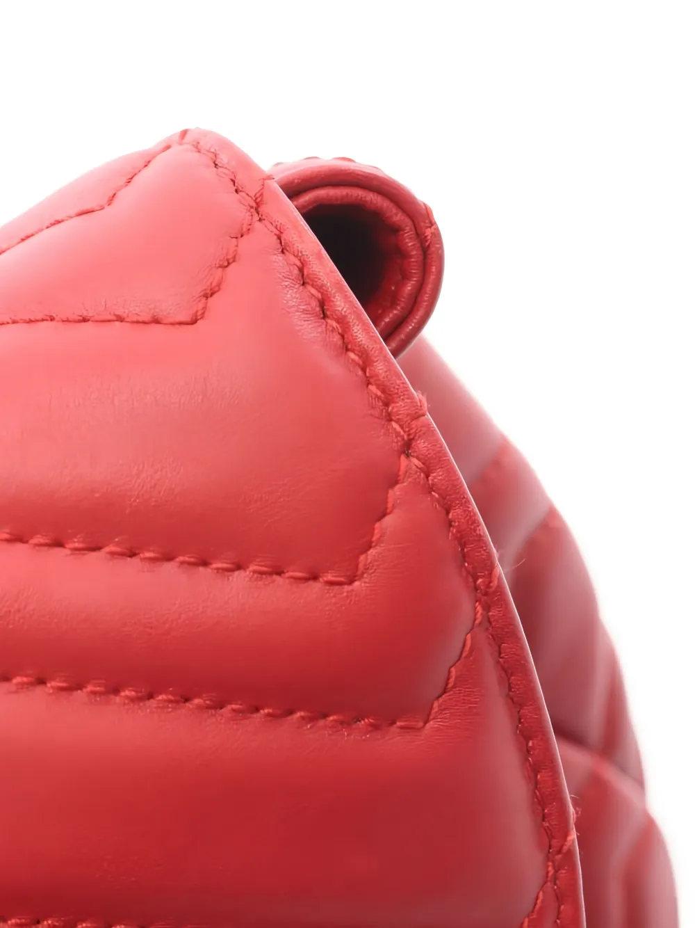 2000s Chevron Leather Backpack