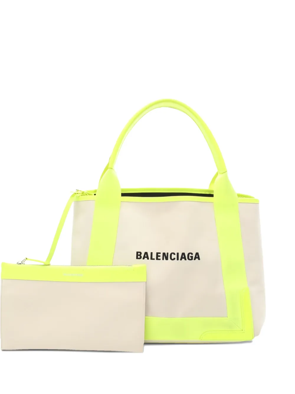 Balenciaga Pre-Owned 2000s hippopotamus canvas tote bag - Toni neutri