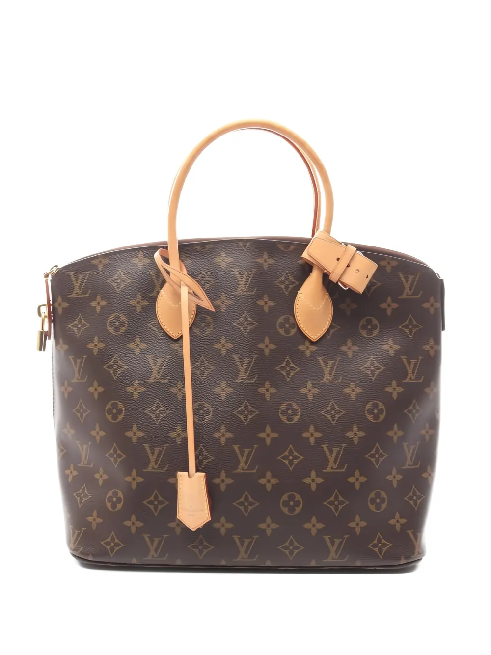 Louis Vuitton Pre-Owned 2012 MM Lockit leather handbag - Marrone