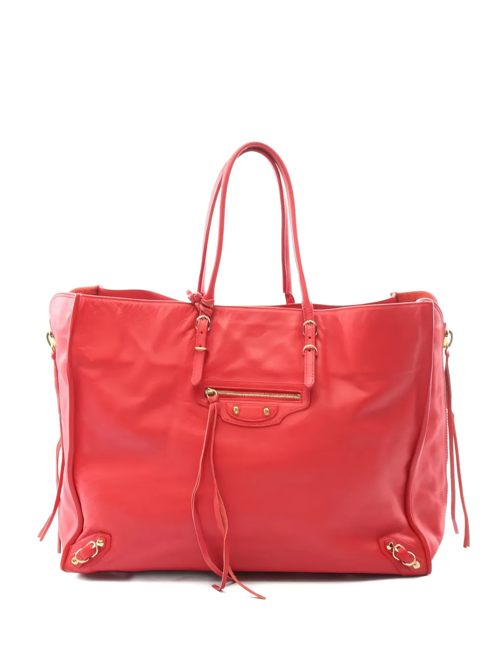 Balenciaga Pre-Owned Borsa tote Papier A4 grande anni 2000 - Rosso