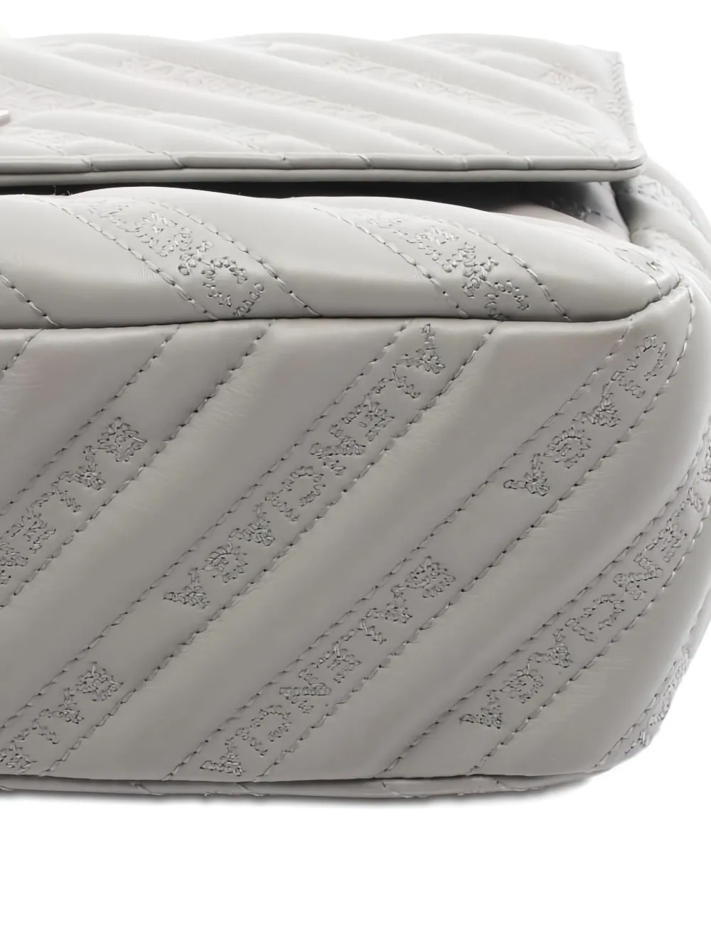  Balenciaga Pre-owned 2010s Bb Round Chain Leather Shoulder Bag - Grey 