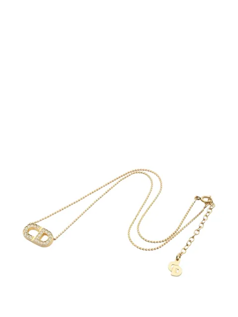 Christian Dior Pre-Owned 2010 CD logo necklace