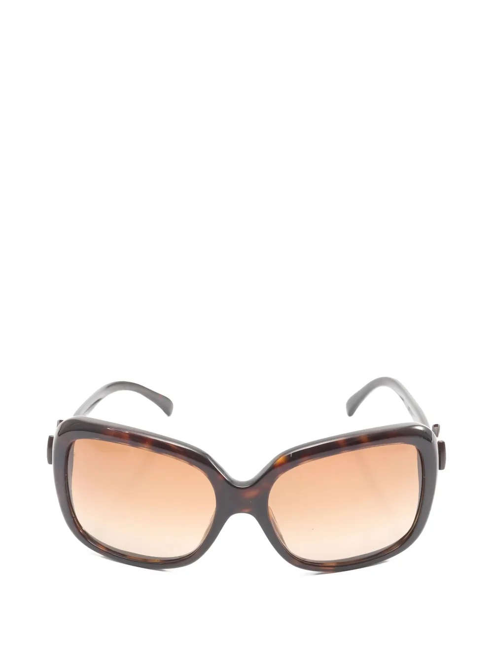 CHANEL Pre-Owned Occhiali da sole Coco Mark 1986-1988 - Marrone