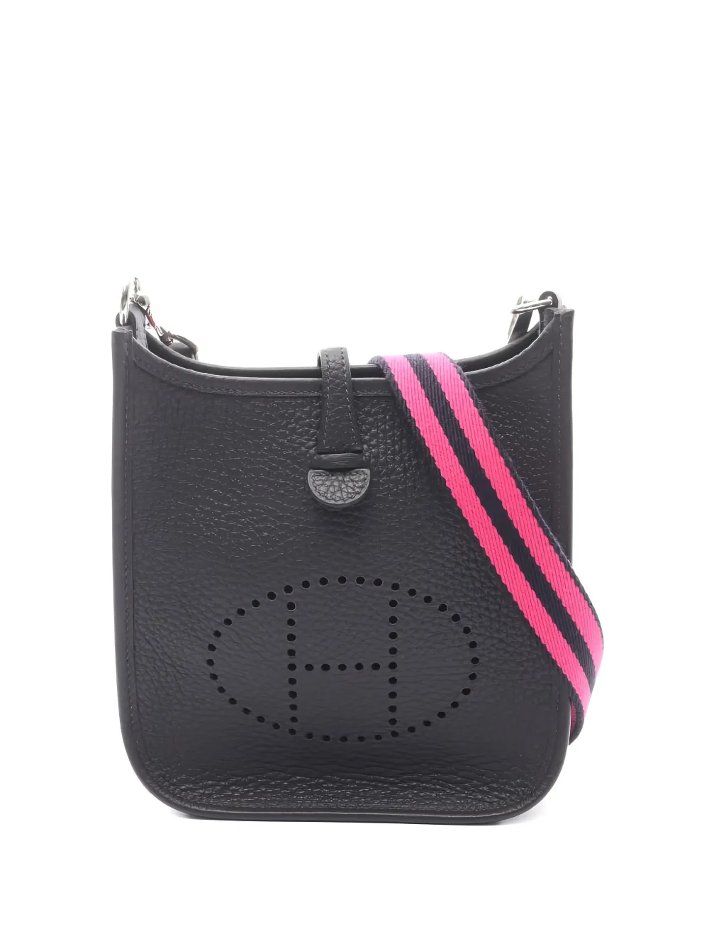 Hermès Pre-Owned 2024 TPM Evelyn Amazon leather shoulder bag - Nero