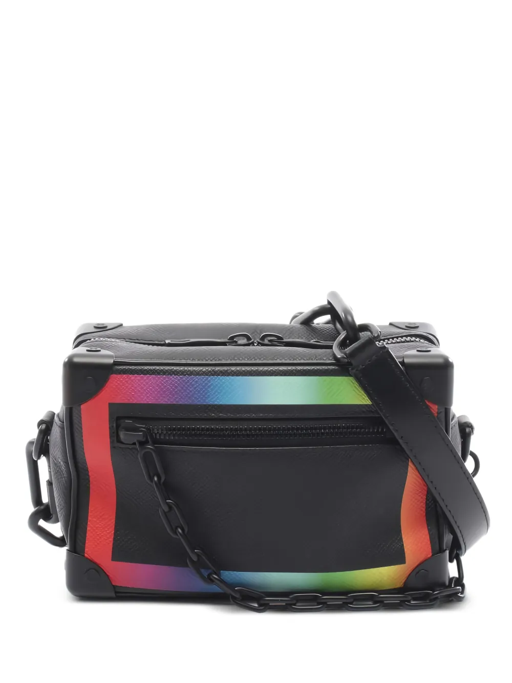 Louis Vuitton Pre-Owned Borsa messenger con dettaglio arcobaleno 2019 - Nero