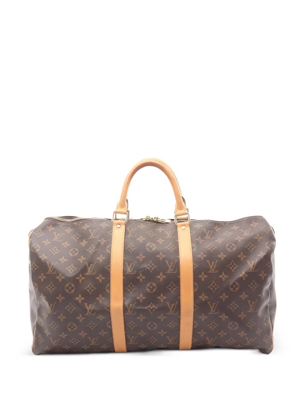 Louis Vuitton Pre-Owned 2000 50 Keepall monogram leather boston bag - Marrone