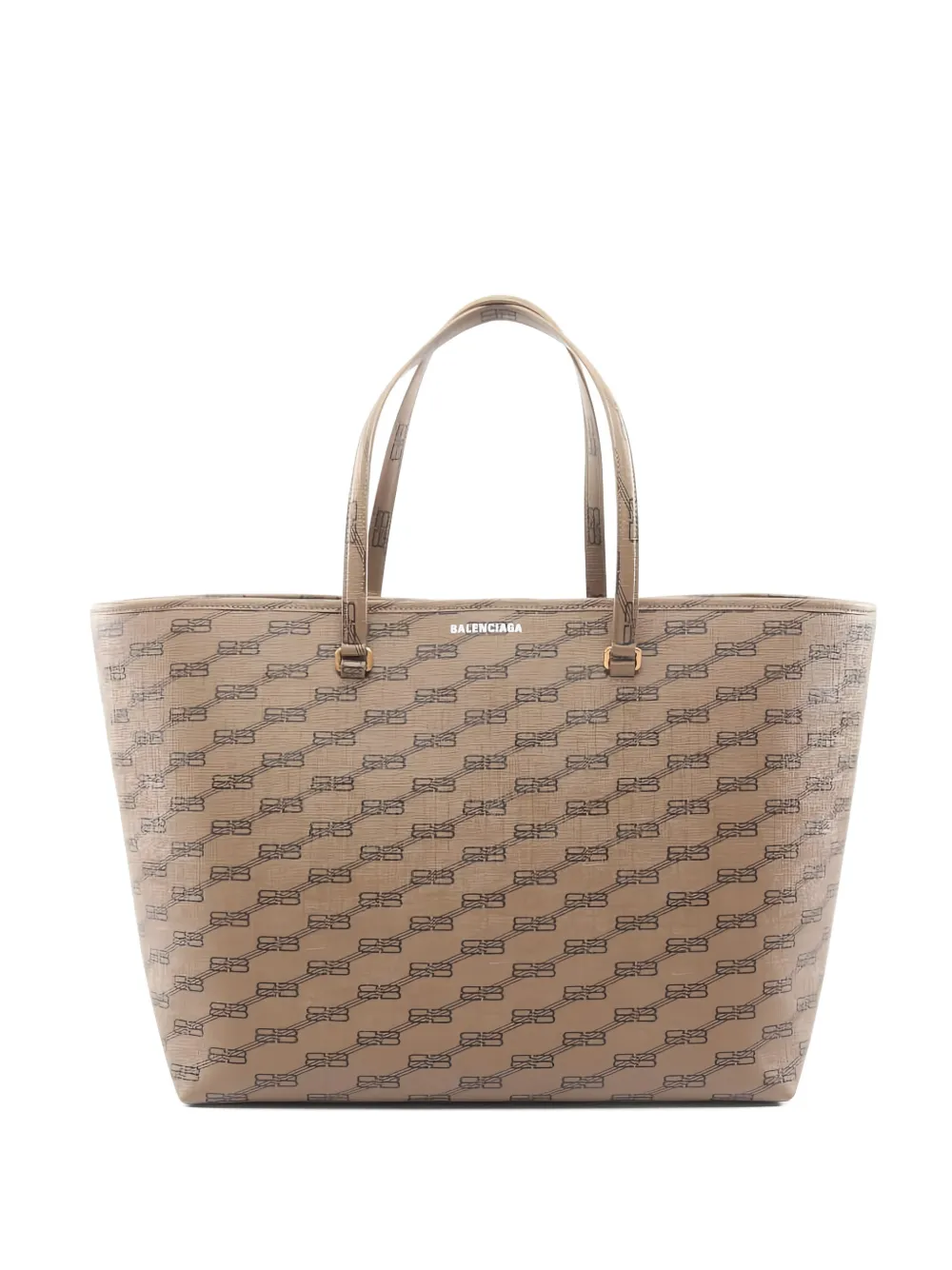 Balenciaga Pre-Owned 2010s BB-monogram tote bag - Toni neutri