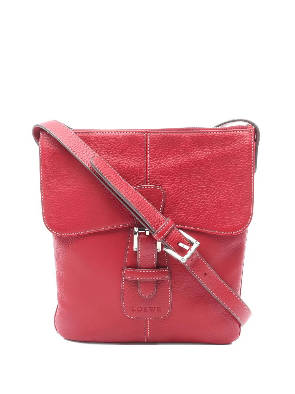 Loewe Pre-Owned 2000s Sender shoulder bag - Rosso