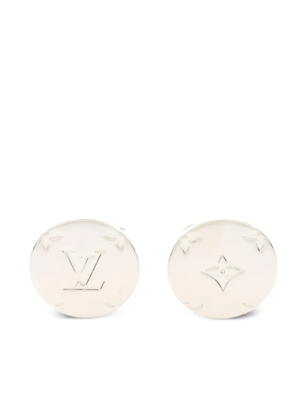 Louis Vuitton Pre-Owned 2022 Manchette monogram cufflinks - Argento