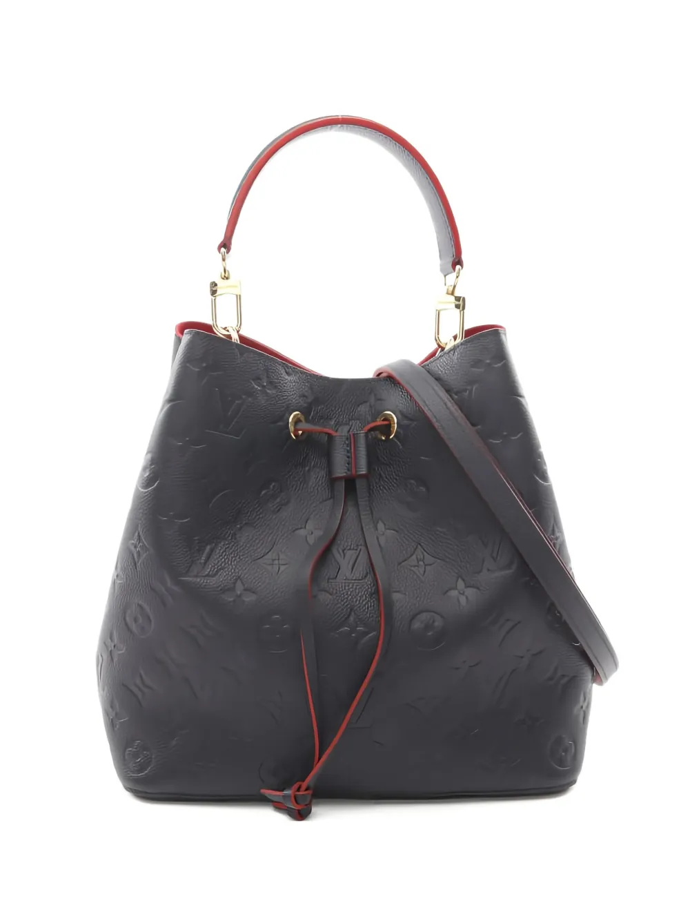 Louis Vuitton Pre-Owned 2021 Neonoe monogram leather bucket bag - Blu