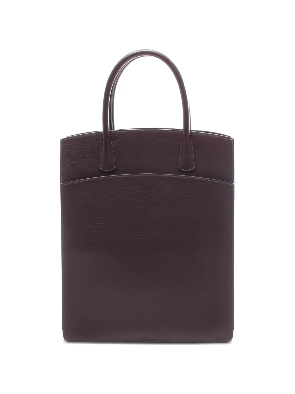 Hermès Pre-Owned 2002 fjord leather tote bag - Marrone