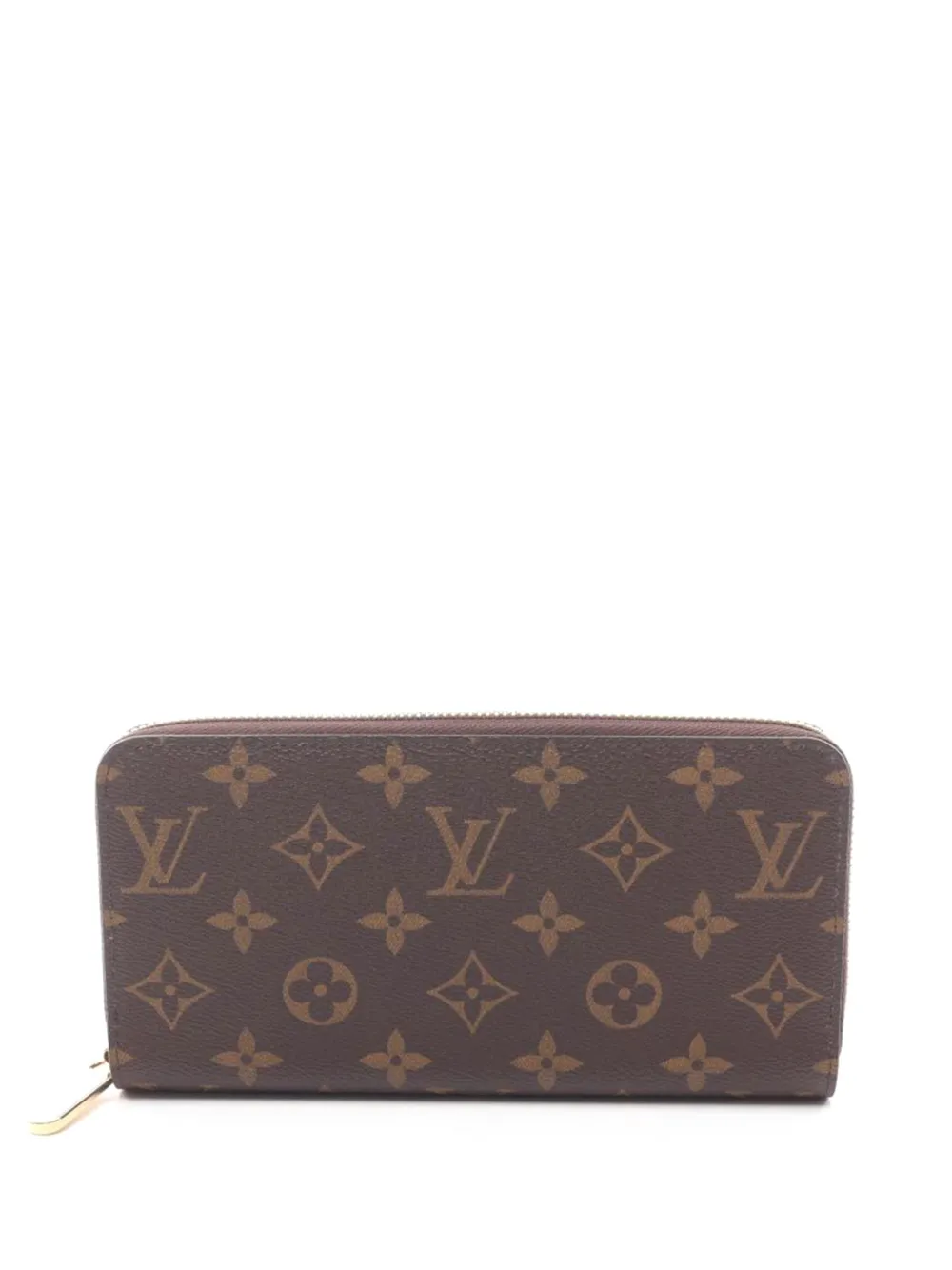 Louis Vuitton Pre-Owned 2021 monogram-pattern zip wallet - Marrone