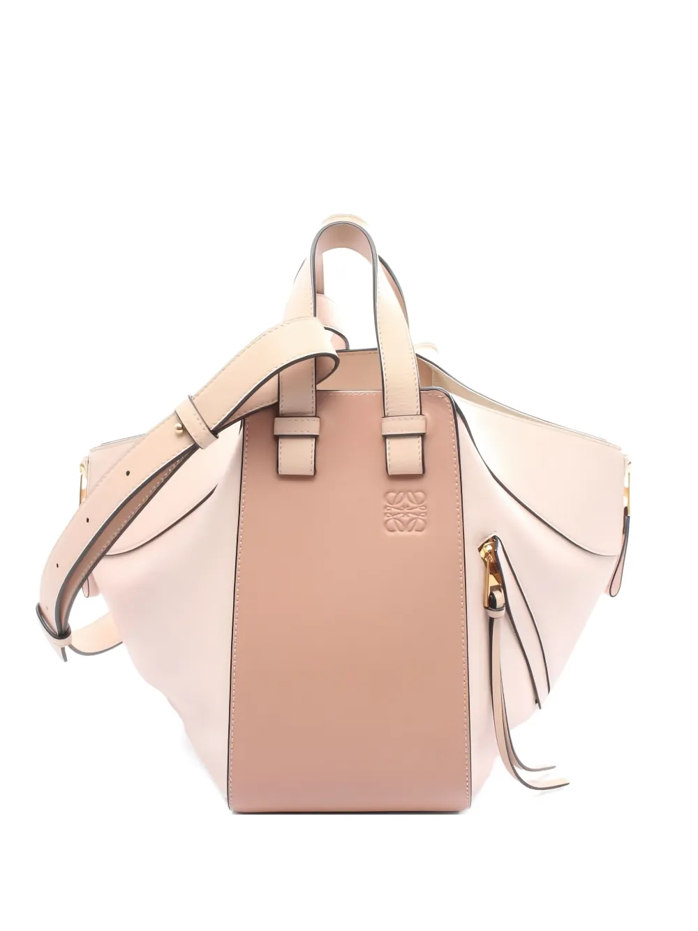 Loewe Pre-Owned 2010s small Hammock leather tote bag - Toni neutri