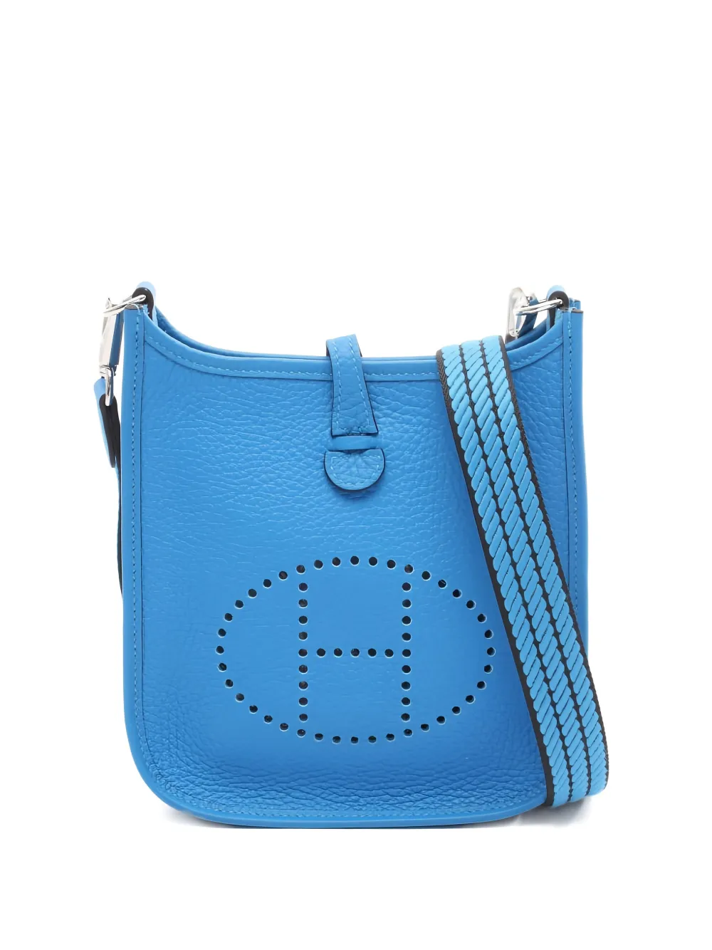 Hermès Pre-Owned 2024 TPM Evelyne leather shoulder bag - Blu