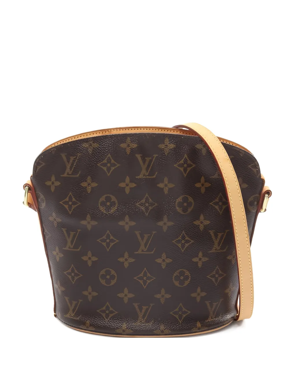 Louis Vuitton Pre-Owned 2000s Monogram-print Druot shoulder bag - Marrone
