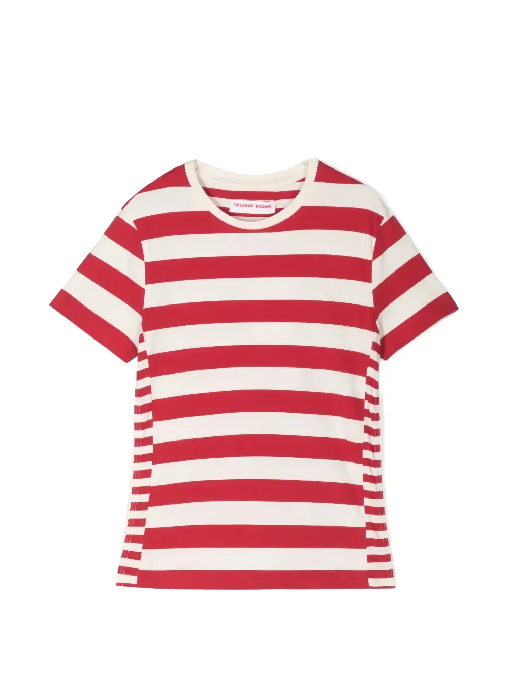 Orlebar Brown Jimmy stripe-print T-shirt - Rot