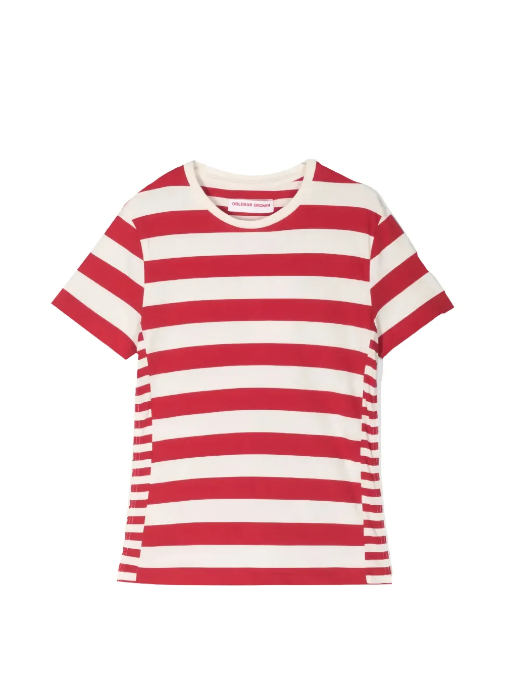 Orlebar Brown Jimmy stripe-print T-shirt - Rot