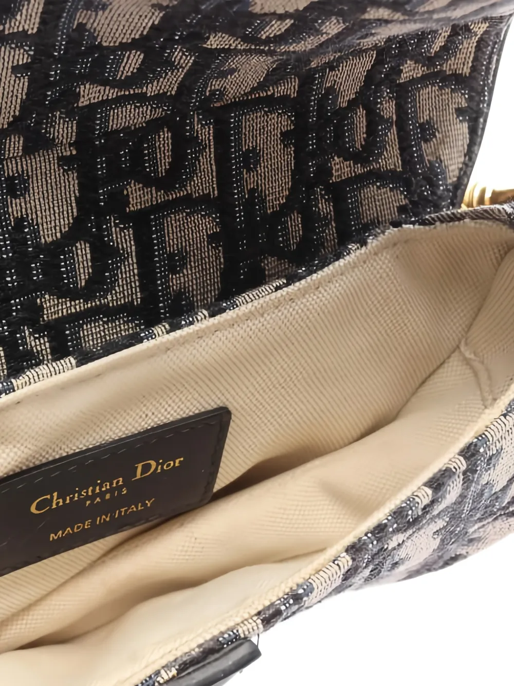 Christian Dior Pre-Owned 2010s Saddle shopper Blauw