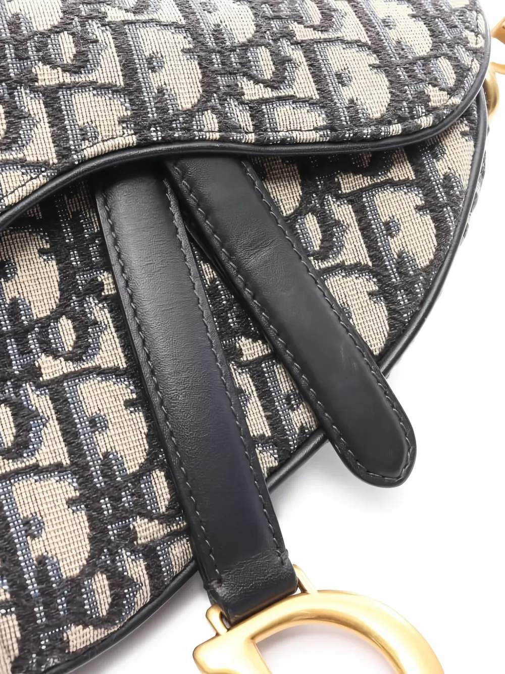 Christian Dior Pre-Owned 2010s Saddle shopper Blauw