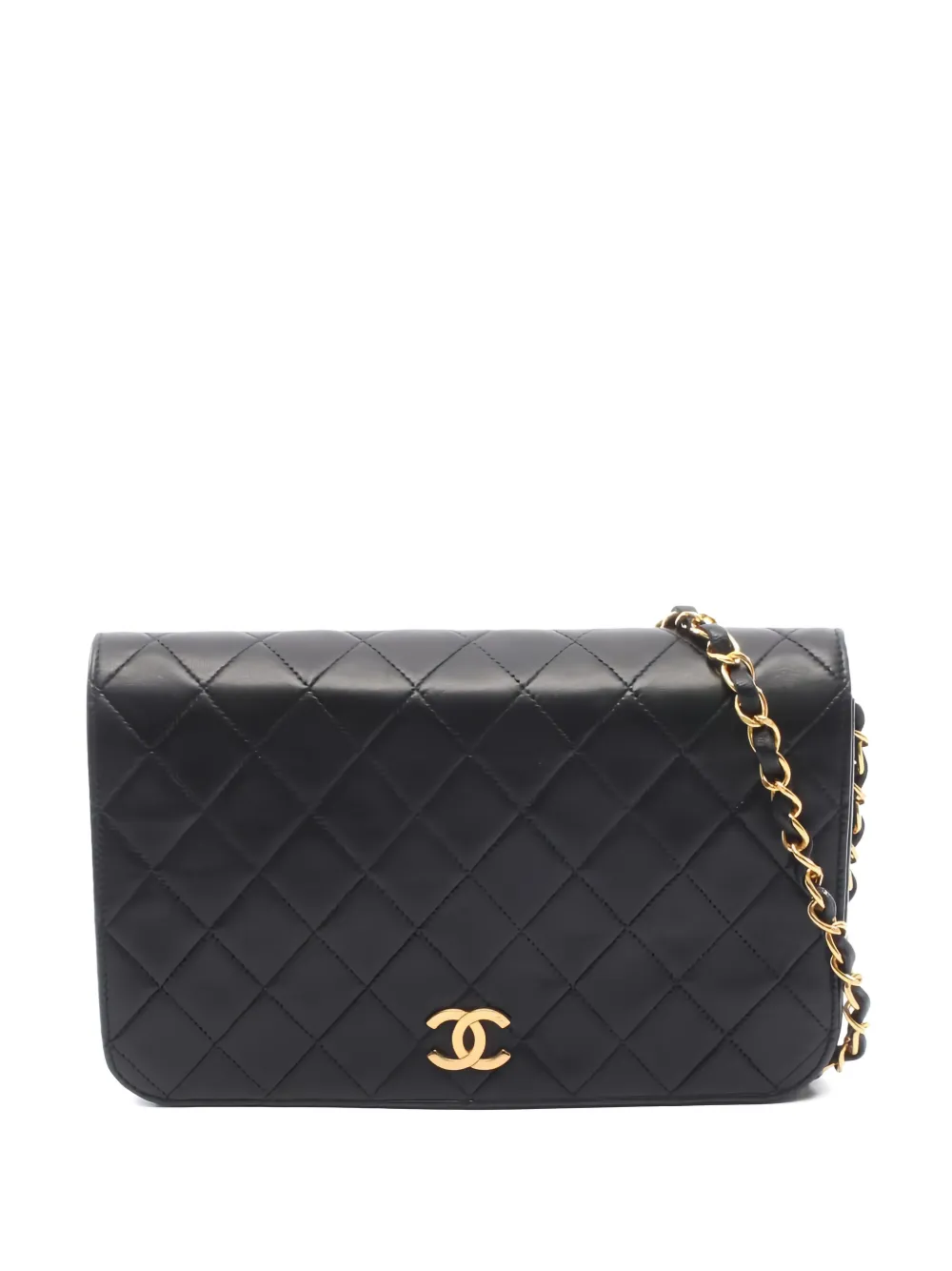 CHANEL Pre-Owned 1996 Full Flap matelassé chain shoulder bag - Nero