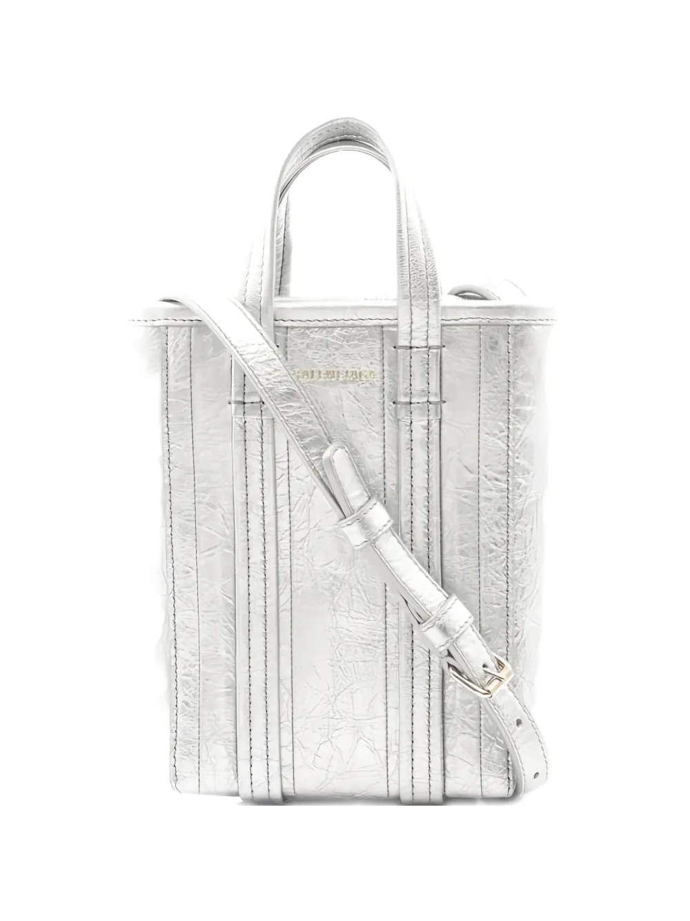 Balenciaga Pre-Owned Borsa tote in pelle anni 2010 - Argento