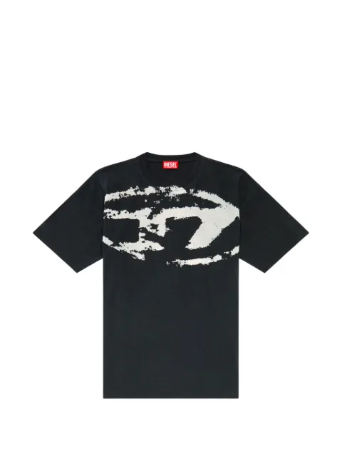 Diesel T박스트 그래픽 프린트 티셔츠