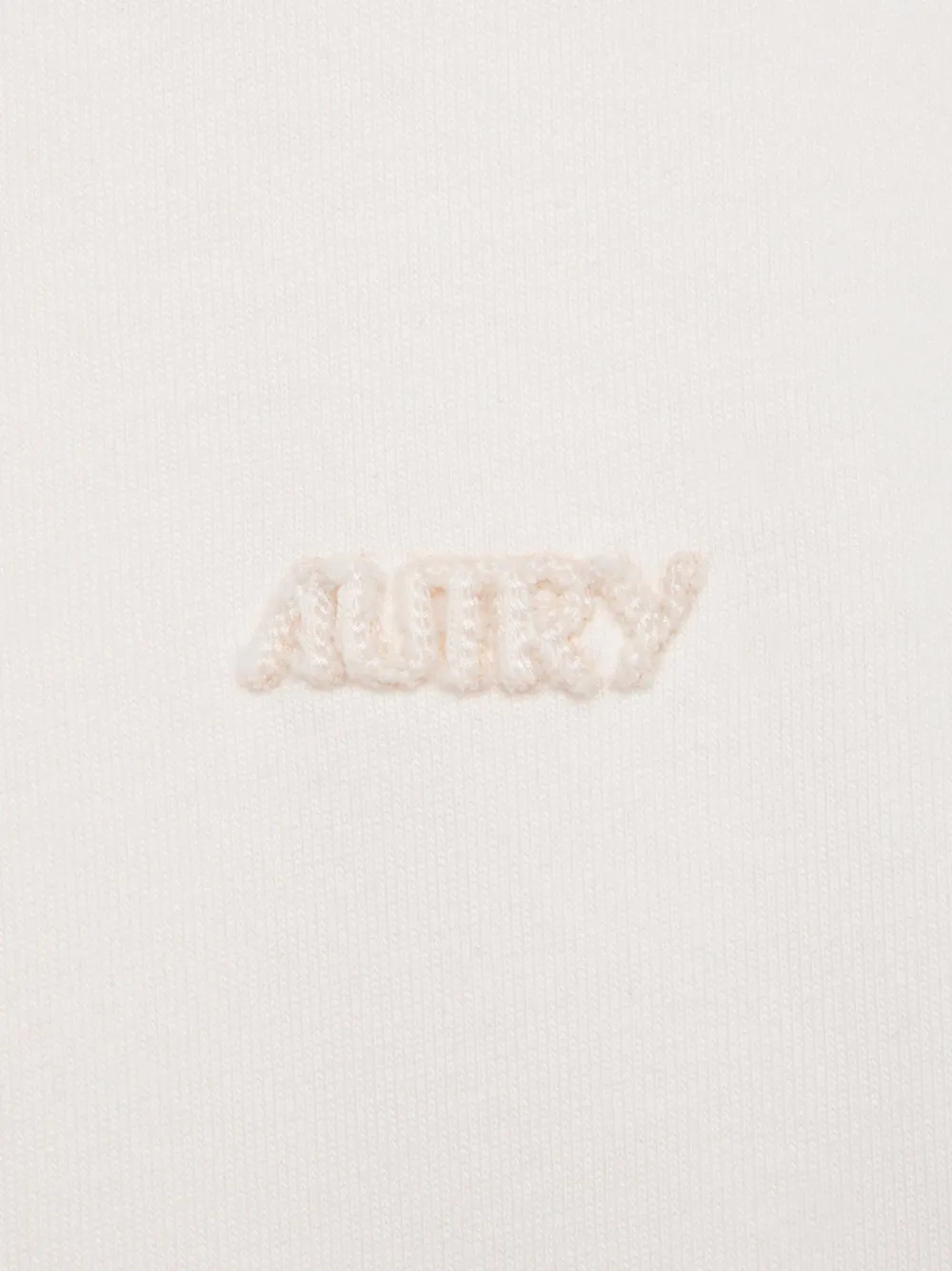 Autry T-shirt met geborduurd logo Wit