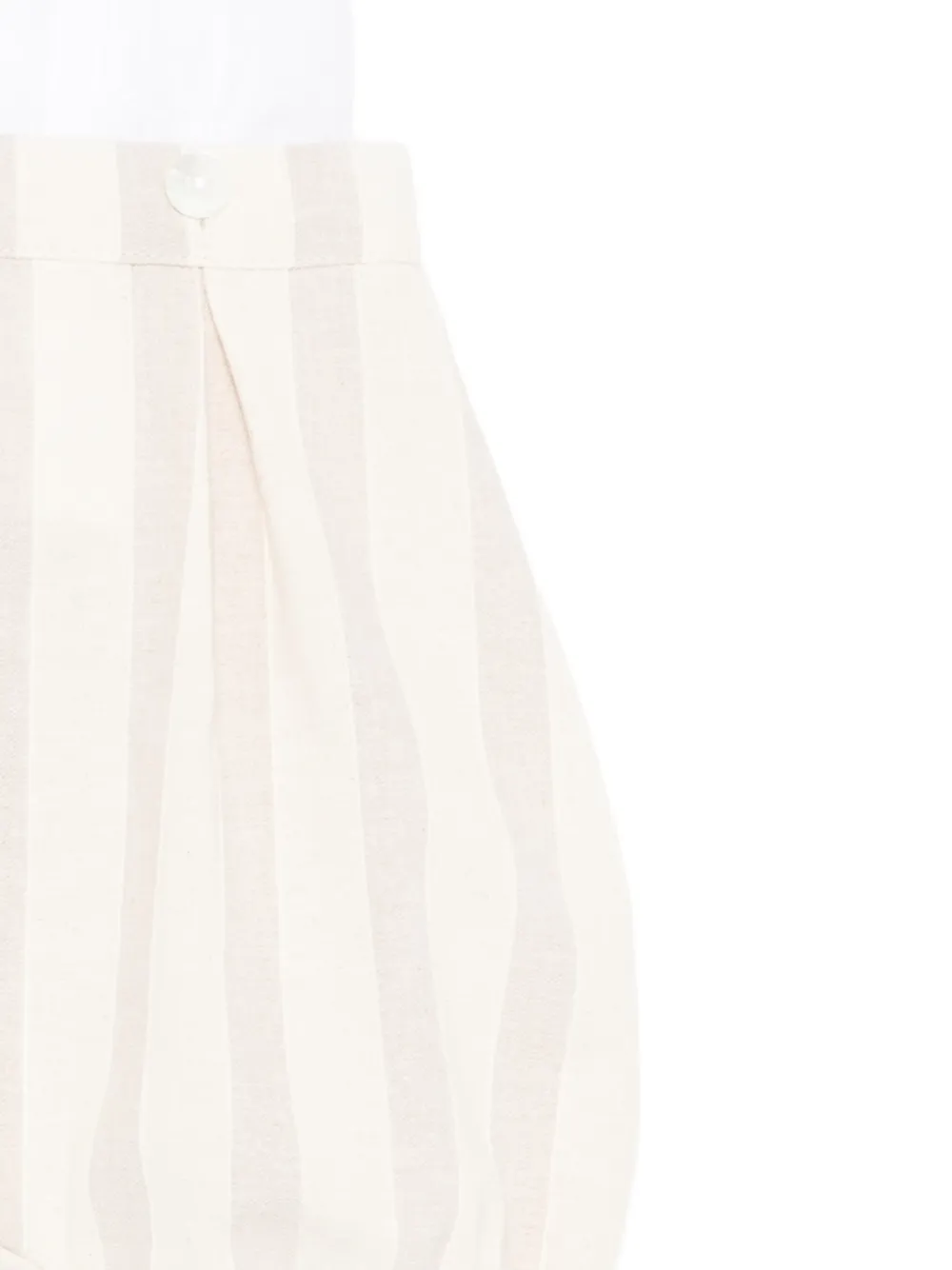  Mariella Ferrari Striped Shorties - Neutrals 