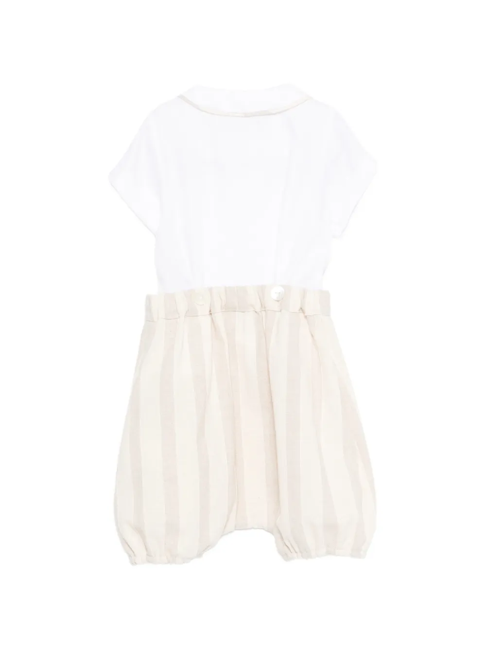  Mariella Ferrari Striped Shorties - Neutrals 