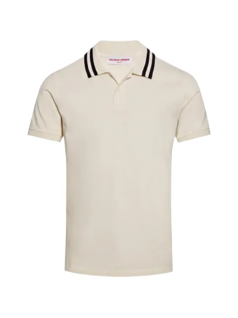 Orlebar Brown tipped-collar polo shirt