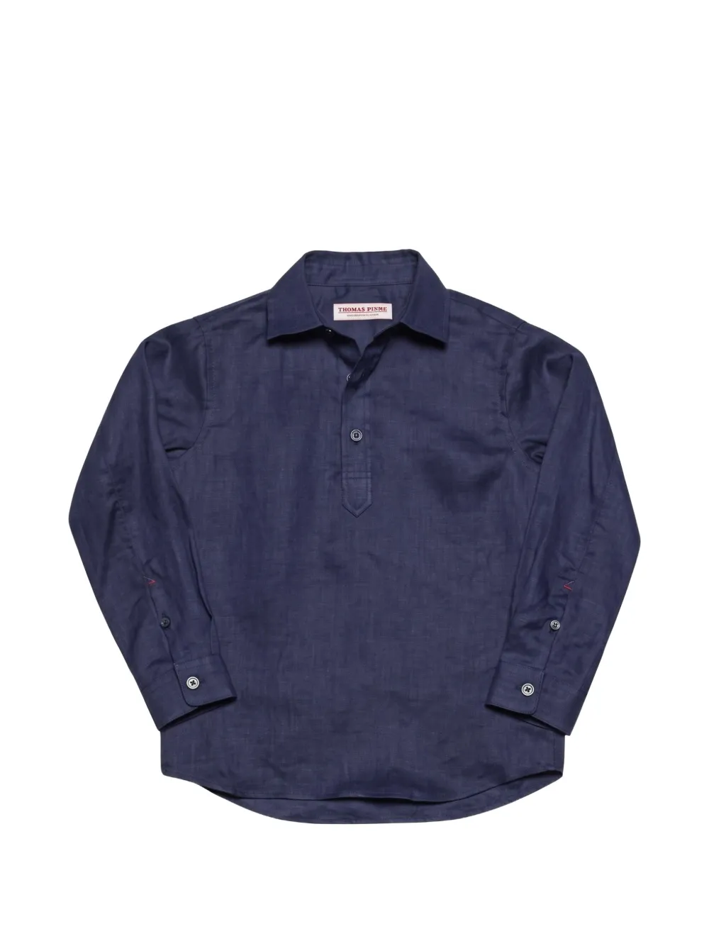 Orlebar Brown Rhys linen shirt Blauw