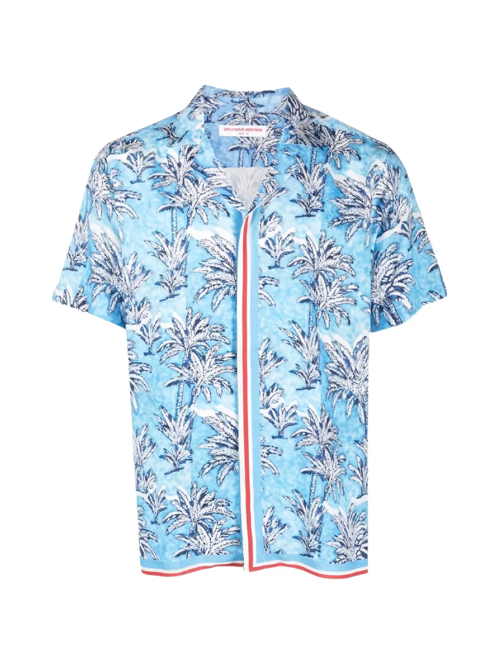 Orlebar Brown border-print shirt - Blu