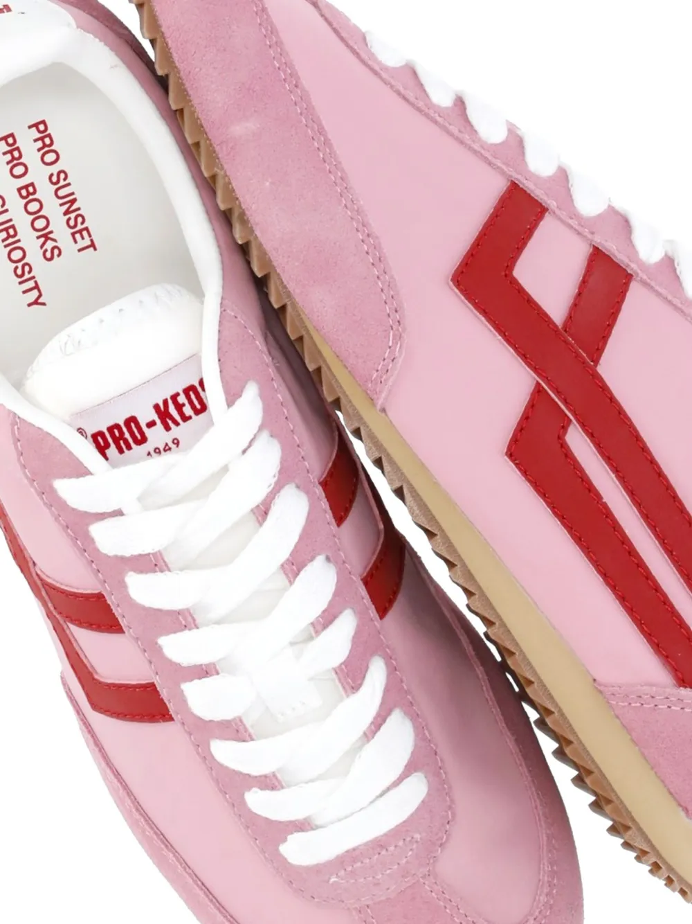Pro-Keds Racer77 gestreepte sneakers Roze