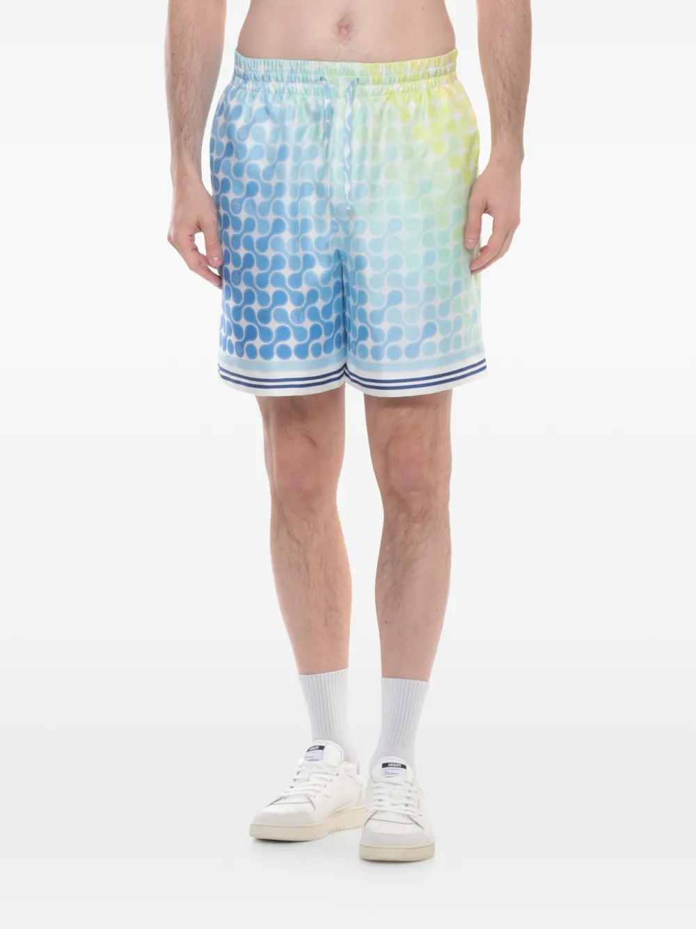 Casablanca Shorts met patroon Blauw