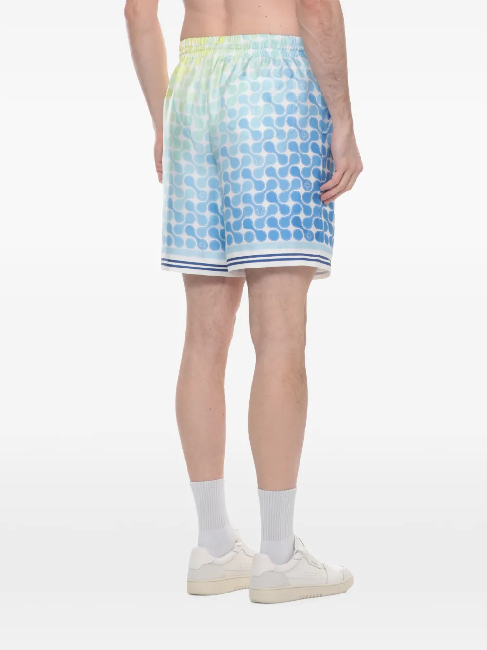 Casablanca Shorts met patroon Blauw