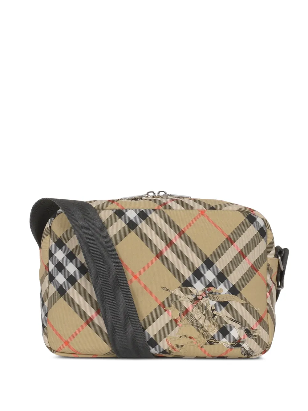 Burberry Borsa messenger con ricamo - Toni neutri
