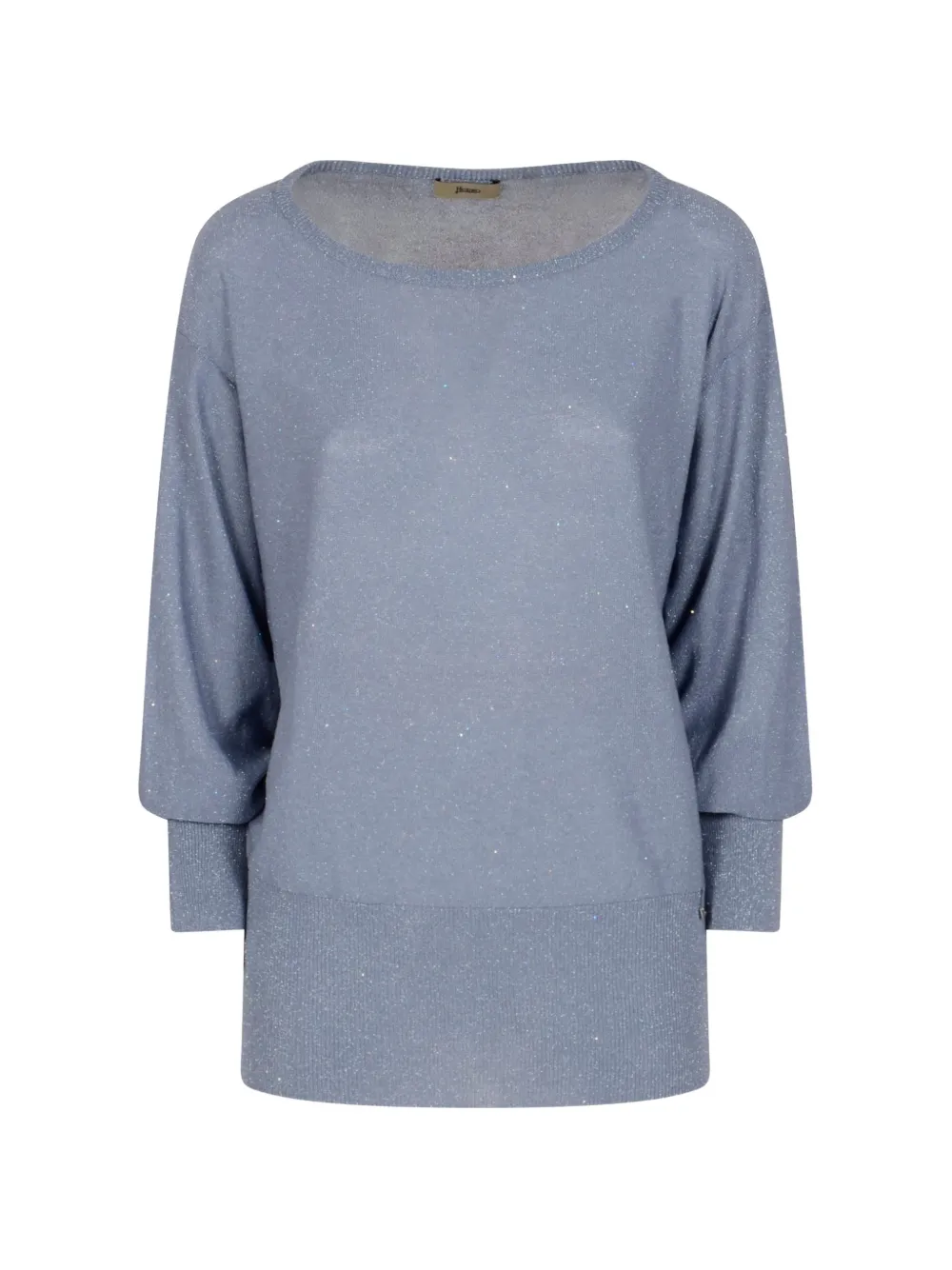 Herno ribbed knitted top - Blu