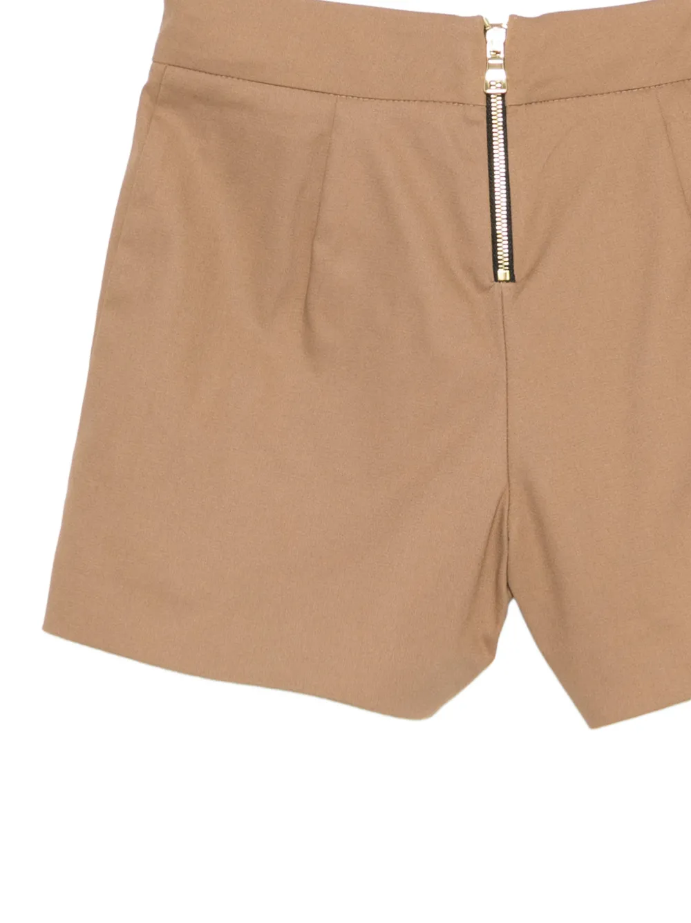  Balmain Kids Suit Zip Shorts - Neutrals 