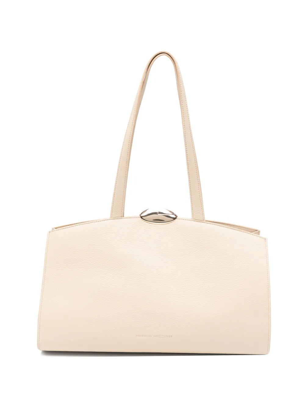 Benedetta Bruzziches large Serena grained-leather tote bag - Toni neutri