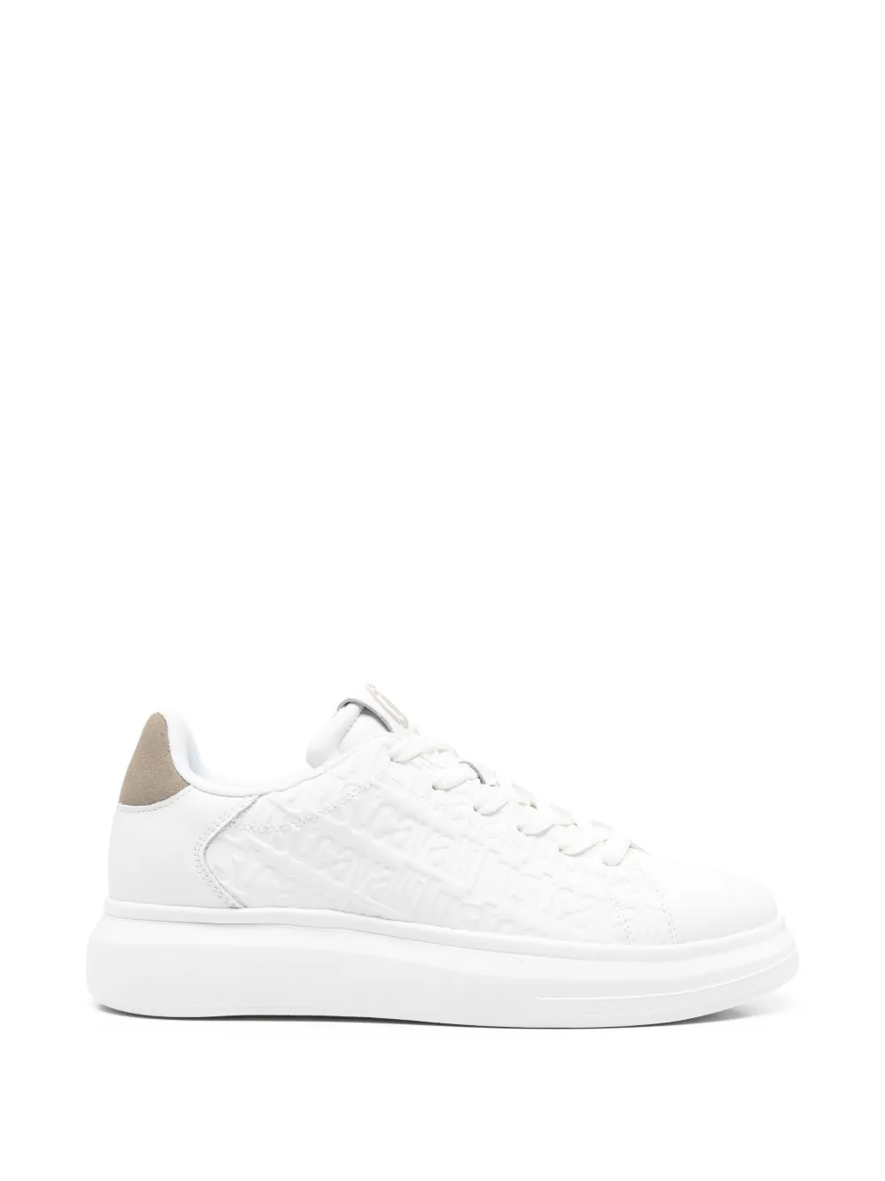 Just Cavalli embossed sneakers - Bianco