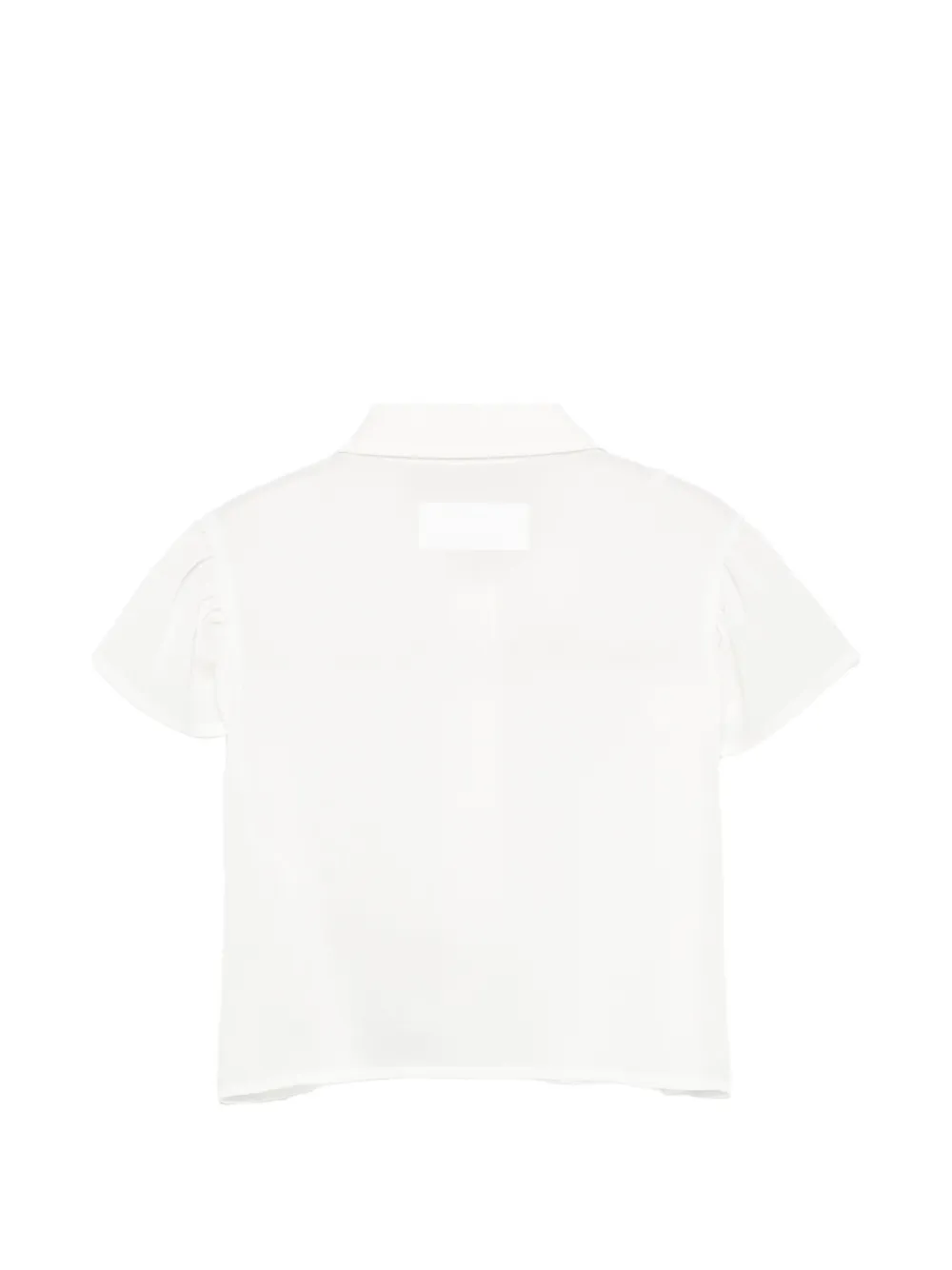  Balmain Kids Ruffled Buttoned Shirt - White 