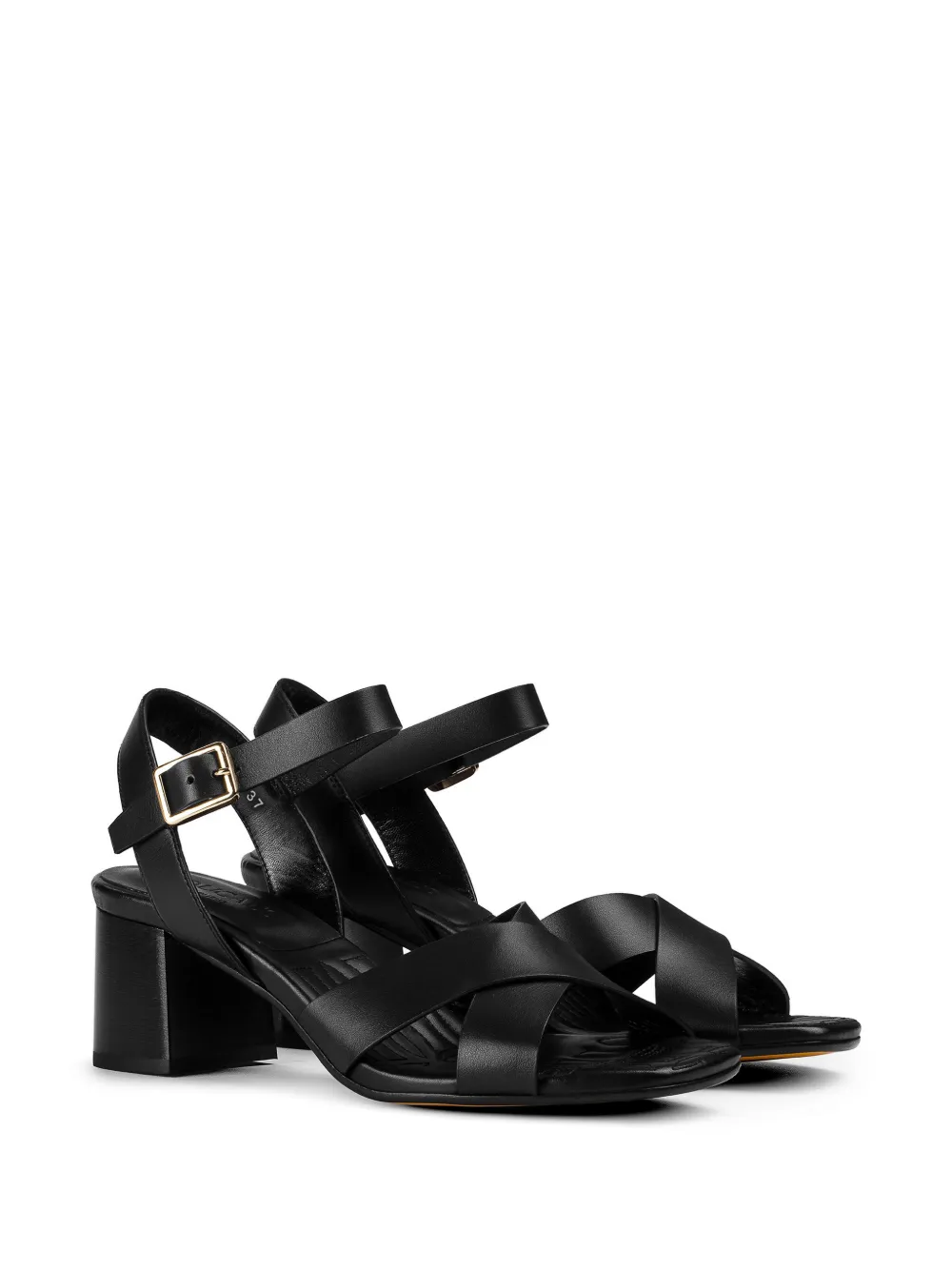 Doucal's Sandalen met gekruiste bandjes Zwart