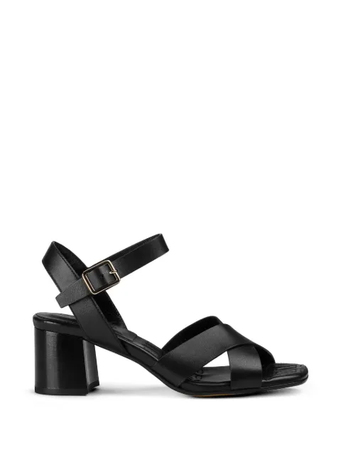 Doucal's sandalias de piel con tiras cruzadas