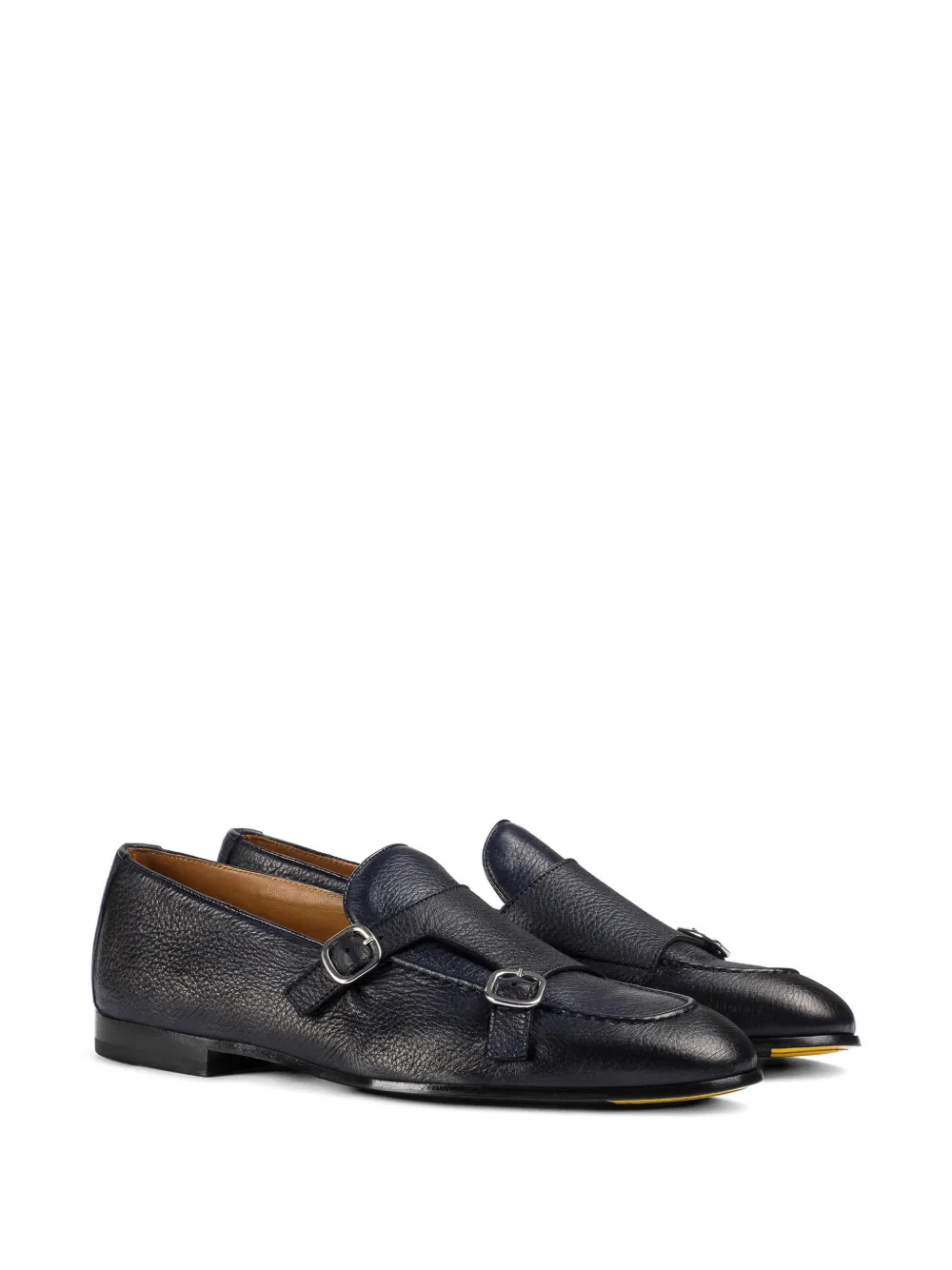 Doucal's double-buckle loafers Blauw