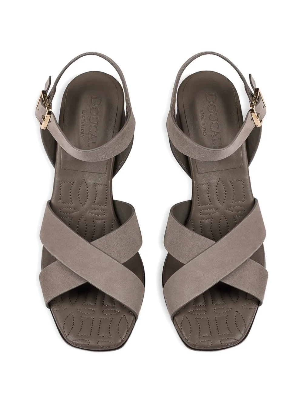 Doucal's Sandalen met gekruiste bandjes Grijs